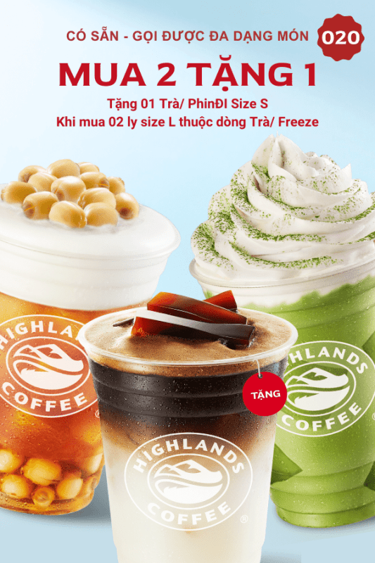 highlands khuyen mai