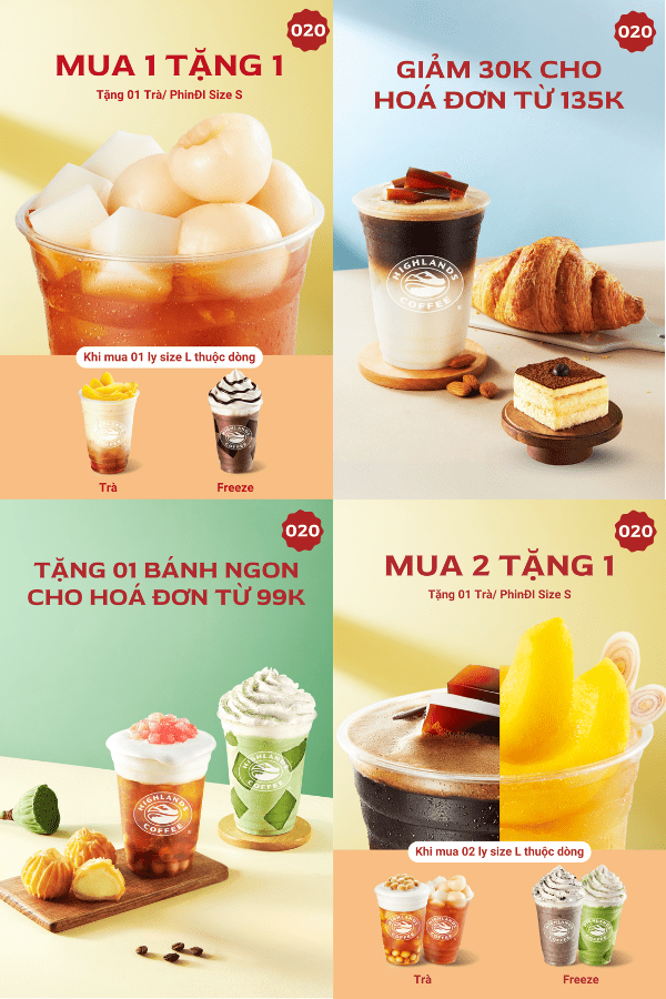 mã giảm giá highland